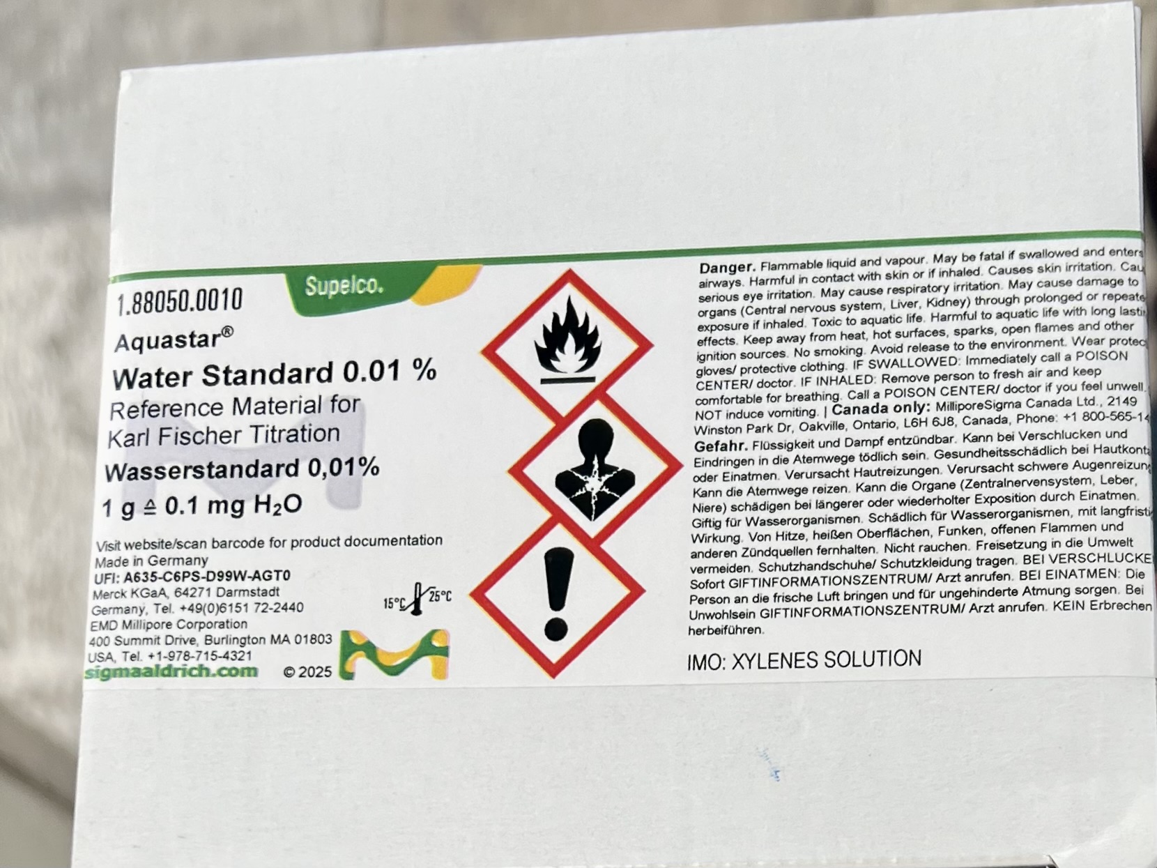 .استاندارد آب ۱۸۸۰۵۱-مرک